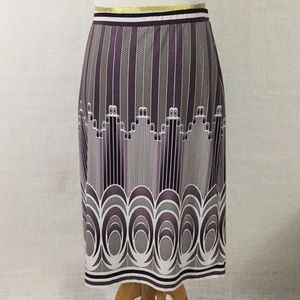 BCBG Max Azria Art Deco stretchy pencil skirt - gorgeous, comfy